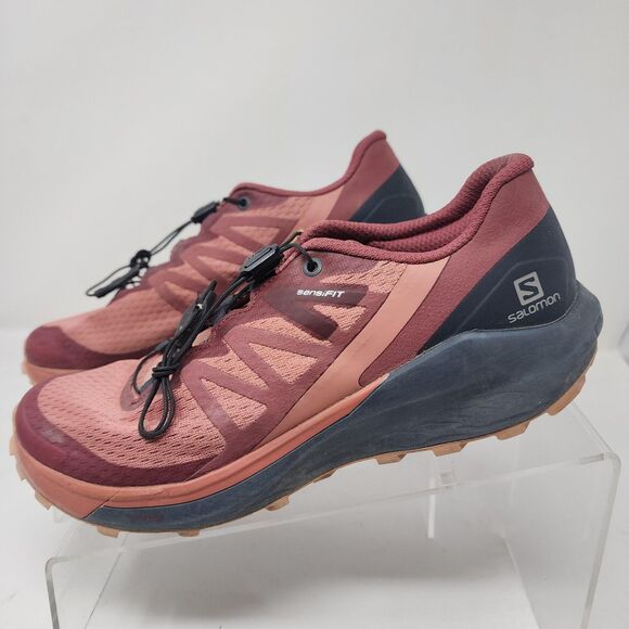 Salomon Women's Athletic Shoes - Pink and Burgundy - Picture 4 of 8